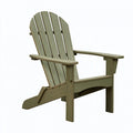 Sedia da giardino Adirondack 82 x 76 x 98 cm in legno verde con braccioli