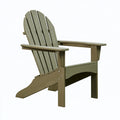 Sedia Adirondack 80 x 90 x 98 cm in plastica verde oliva per esterno stile classico