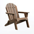 Sedia Adirondack da giardino in legno marrone con braccioli, dimensioni 83x78x98 cm, marca LALVOKAR.